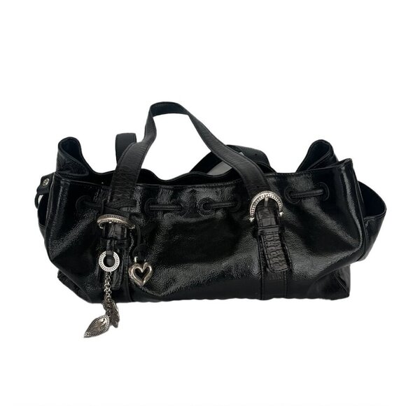 Brighton Drawstring Long Shoulder leather bag - Picture 2 of 9